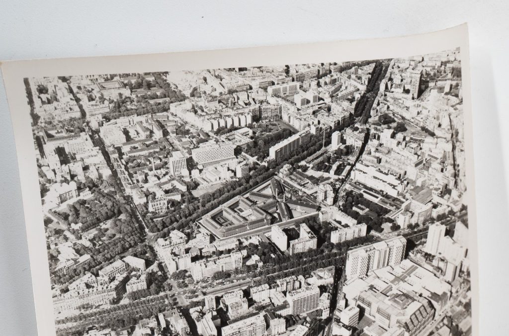 PHOTO Argentique Vue aérienne Paris La Santé 9x12cm	1970	Roger Morin