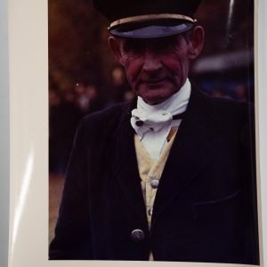 PHOTO Argentique	France	chasse à courre vénerie cheval portrait 18X24cm	1970