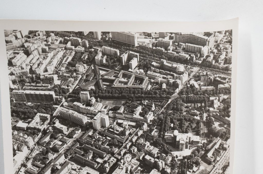 PHOTO Argentique Vue aérienne Paris OBSERVATOIRE 9x12cm 1970 Roger Morin