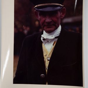 PHOTO Argentique	France	chasse à courre vénerie cheval portrait 18X24cm	1970