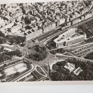 PHOTO Argentique Vue aérienne Paris porte dauphine  9x12cm	1970	Roger Morin