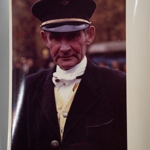 PHOTO Argentique	France	chasse à courre vénerie cheval portrait 18X24cm	1970