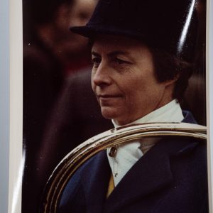 PHOTO Argentique	France	chasse à courre vénerie cheval portrait 18X24cm	1970