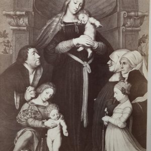 Photo Albumine	France	La Vierge et l’Enfant de Holbein 	26X40cm	1880