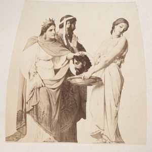 PHOTO Albumine	Fresque de la coupole de l'église Saint Augustin	21X21cm 1860