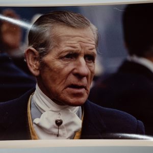 PHOTO Argentique	France	chasse à courre vénerie cheval portrait 18X24cm	1970