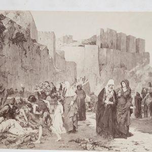 Photo Albumine peinture Dédicace du peintre Albert Maignan 18X27cm	1870