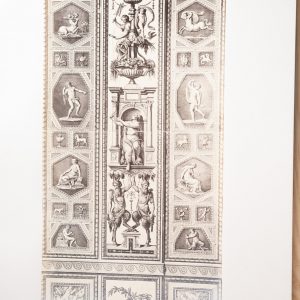Photo Albumine	reproduction de gravure des FRESQUES  DU VATICAN	20X45cm	1870