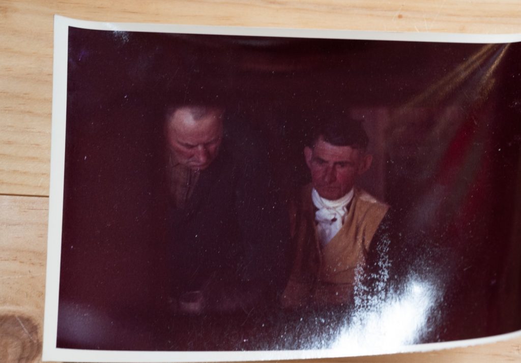 PHOTO Argentique, France chasse à courre vénerie déjeuner traditionnel 11X17cm