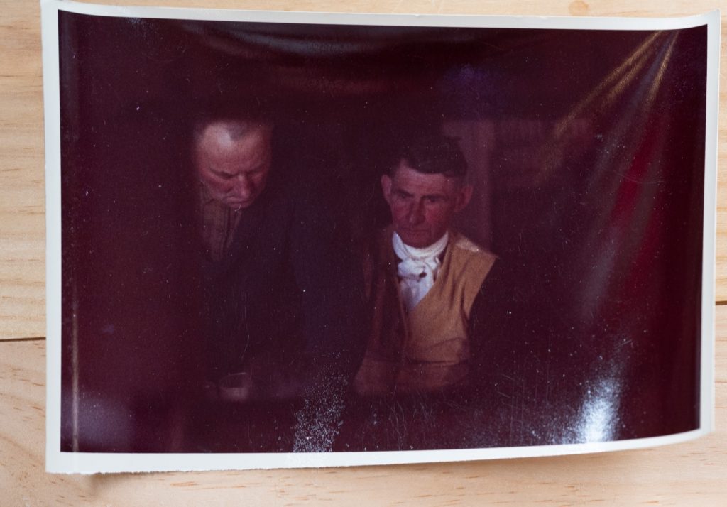 PHOTO Argentique, France chasse à courre vénerie déjeuner traditionnel 11X17cm