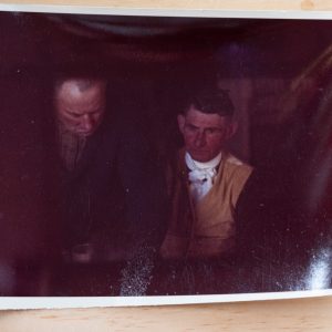 PHOTO Argentique, France	chasse à courre vénerie déjeuner traditionnel	11X17cm