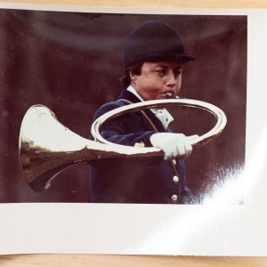 PHOTO Argentique	France	chasse à courre vénerie cheval 	9X13cm	1970