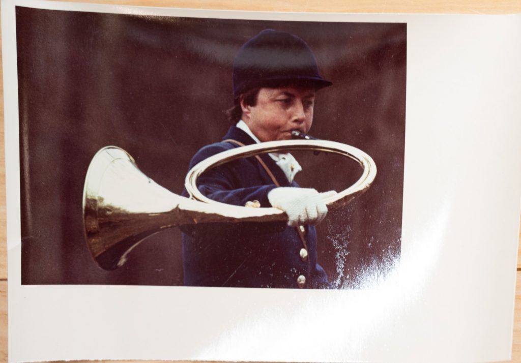 PHOTO Argentique France chasse à courre vénerie cheval 9X13cm 1970