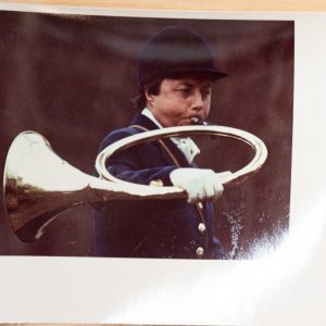 PHOTO Argentique	France	chasse à courre vénerie cheval 	9X13cm	1970