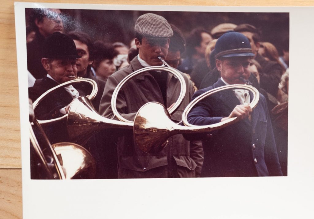 PHOTO Argentique France chasse à courre vénerie cheval 9X13cm 1970