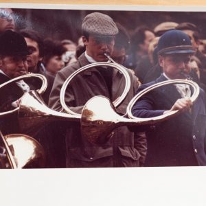 PHOTO Argentique	France	chasse à courre vénerie cheval 	9X13cm	1970