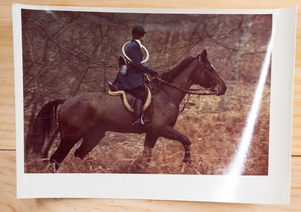 PHOTO Argentique, RC	France	chasse à courre vénerie cheval 	10x15cm	1970