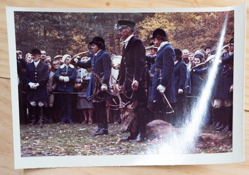 PHOTO Argentique, RC	France	chasse à courre vénerie cheval 	10x15cm	1970