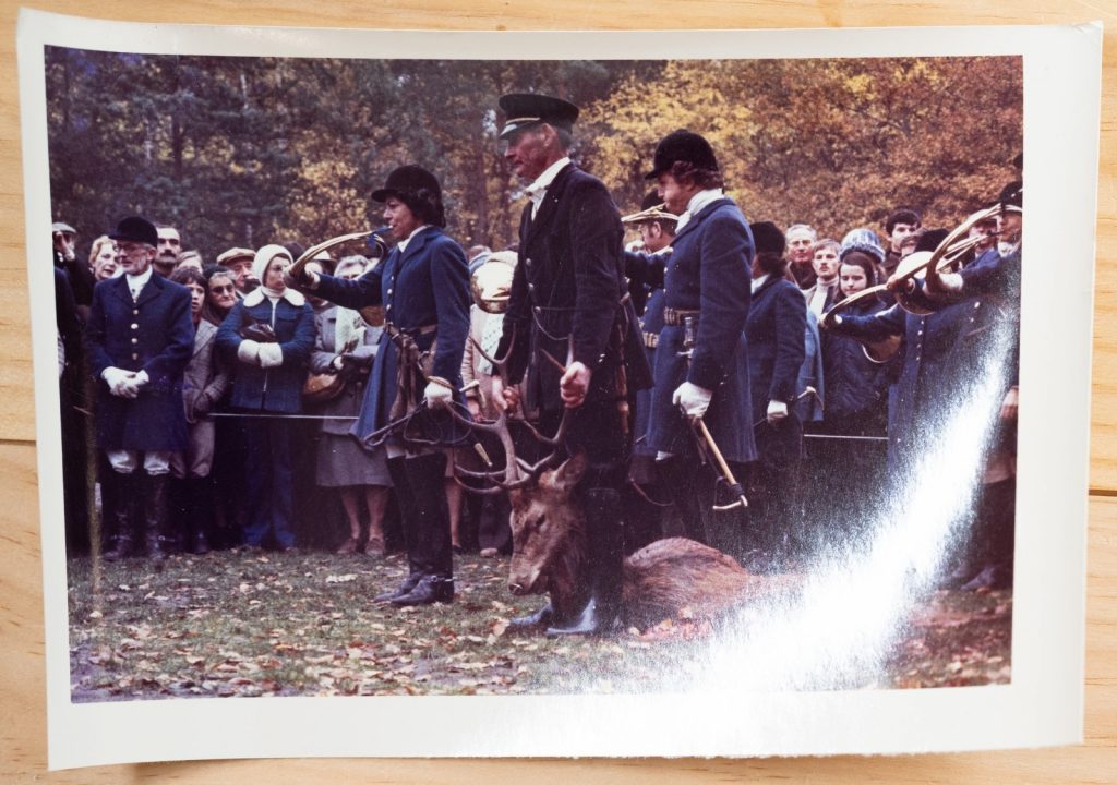 PHOTO Argentique, RC	France	chasse à courre vénerie cheval 	10x15cm	1970