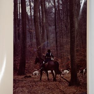 PHOTO Argentique	France	chasse à courre vénerie cheval chien 18X24cm	1970