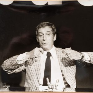 TIRAGE PHOTO Argentique, RC	France	Yves Montand	20X30cm	1960