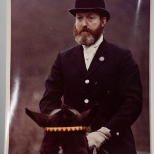 PHOTO Argentique	France	chasse à courre vénerie cheval portrait 18X24cm	1970