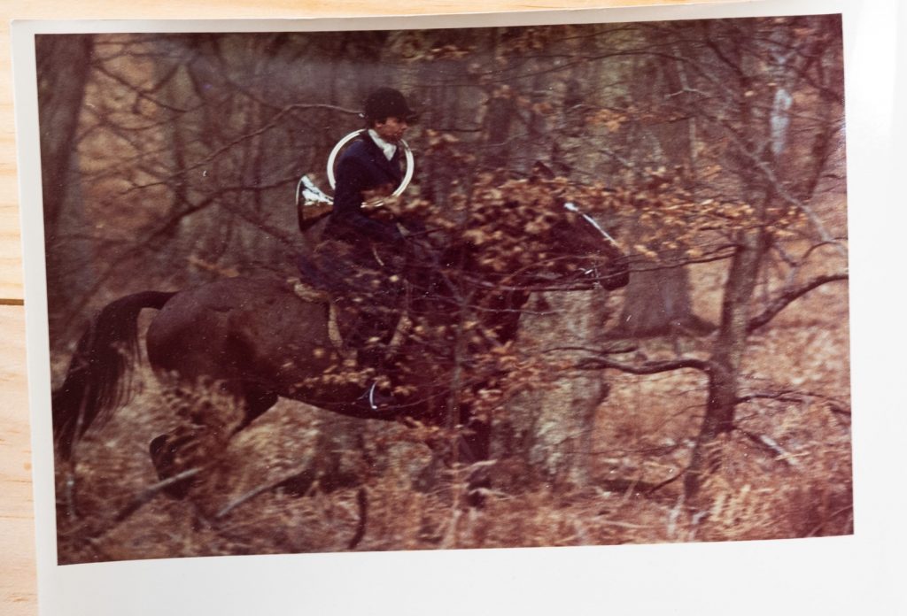 PHOTO Argentique France	chasse à courre vénerie cheval COR 10x15cm	1970