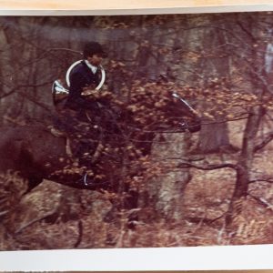 PHOTO Argentique France	chasse à courre vénerie cheval chien	10x15cm	1970