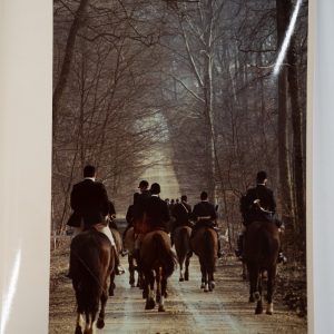 PHOTO Argentique	France	chasse à courre vénerie cheval 18X24cm	1970