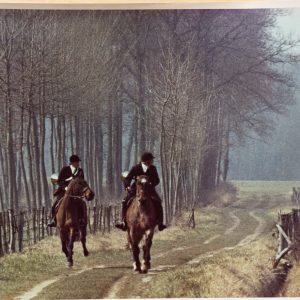 PHOTO Argentique France	chasse à courre vénerie cheval	15X23	1970
