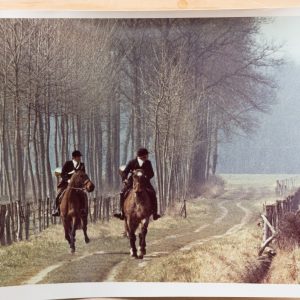 PHOTO Argentique France	chasse à courre vénerie cheval	15X23	1970