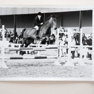 PHOTO Argentique	France	Equitation cheval saut d'obstacles	13X17cm	1970