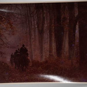 PHOTO Argentique	France	chasse à courre vénerie cheval 18X24cm	1970