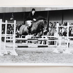 PHOTO Argentique	France	Equitation cheval saut d'obstacles	13X17cm	1970
