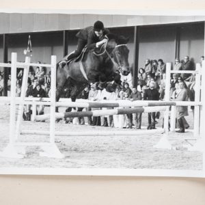 PHOTO Argentique	France	Equitation cheval saut d'obstacles	13X17cm	1970