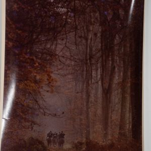 PHOTO Argentique	France	chasse à courre vénerie cheval 18X24cm	1970
