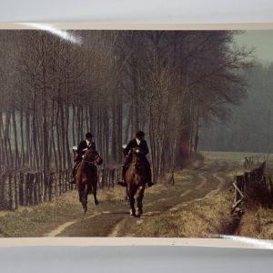 PHOTO Argentique	France	chasse à courre vénerie cheval 18X24cm	1970