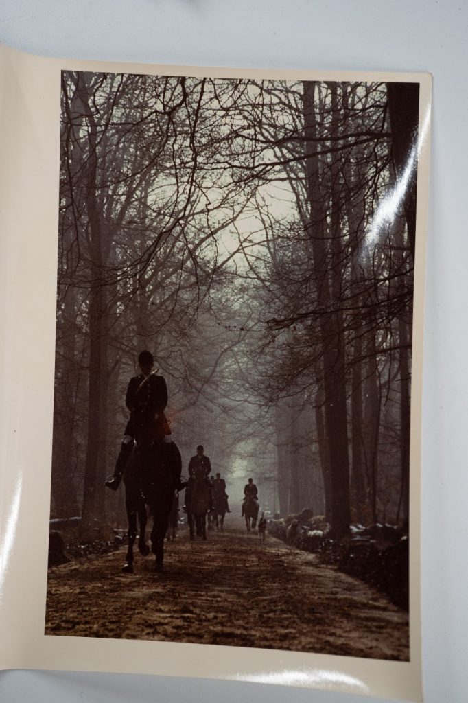 PHOTO Argentique France chasse à courre vénerie cheval 18X24cm 1970