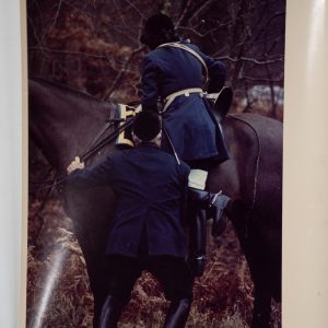 PHOTO Argentique	France	chasse à courre vénerie cheval 18X24cm	1970