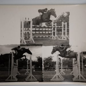 PHOTO Argentique	France	Equitation cheval saut d'obstacles	17X23	1970