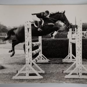 PHOTO Argentique	France	Equitation cheval saut d'obstacles	17X23	1970
