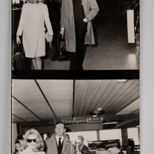 PHOTO Argentique planche contact Orly	6X6cm 1960 Yves Montand