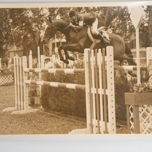 PHOTO Argentique	France	Equitation cheval saut d'obstacles	13X17cm	1970