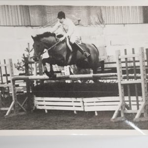 PHOTO Argentique	France	Equitation cheval saut d'obstacles	13X17cm	1970