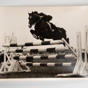PHOTO Argentique	France	Equitation cheval saut d'obstacles	13X17cm	1970