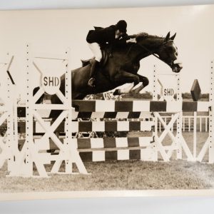 PHOTO Argentique	France	Equitation cheval saut d'obstacles	13X17cm	1970