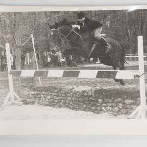 PHOTO Argentique	France	Equitation cheval saut d'obstacles	13X17cm	1970