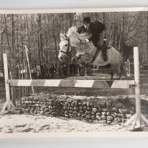 PHOTO Argentique	France	Equitation cheval saut d'obstacles	13X17cm	1970