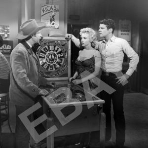 Photo argentique collé sur aluminium Marilyn Monroe Bus Stop 50X62Cm