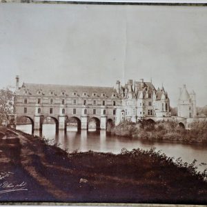 TIRAGE PHOTO	GABRIEL BLAISE PAPIER SALE 1860	36X48CM CHATEAU DE CHENONCEAU